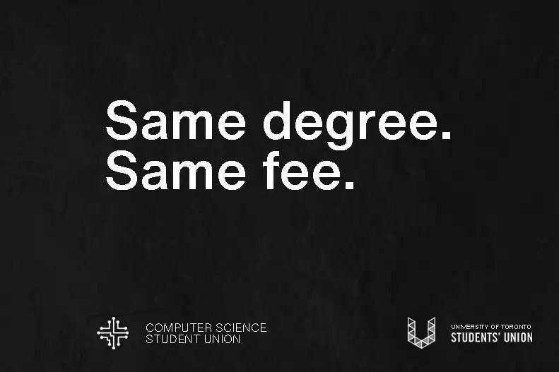 Same Degree Same Fee